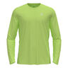 Zeroweight Chill-Tec Crew Neck Longsleeve Heren - lichtgroen, 