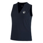 Quiet Please Tenniskleding Quiet Please Slice Tanktop Dames-Donkerblauw
