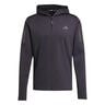 Own The Run Winter Half-Zip Hardloopshirt Heren-Zwart