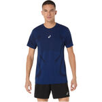 ASICS Kleding ASICS Road Seamless Hardloopshirt Heren-Blauw