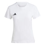 adidas Kleding adidas Adizero Essential Hardloopshirt Dames-Wit