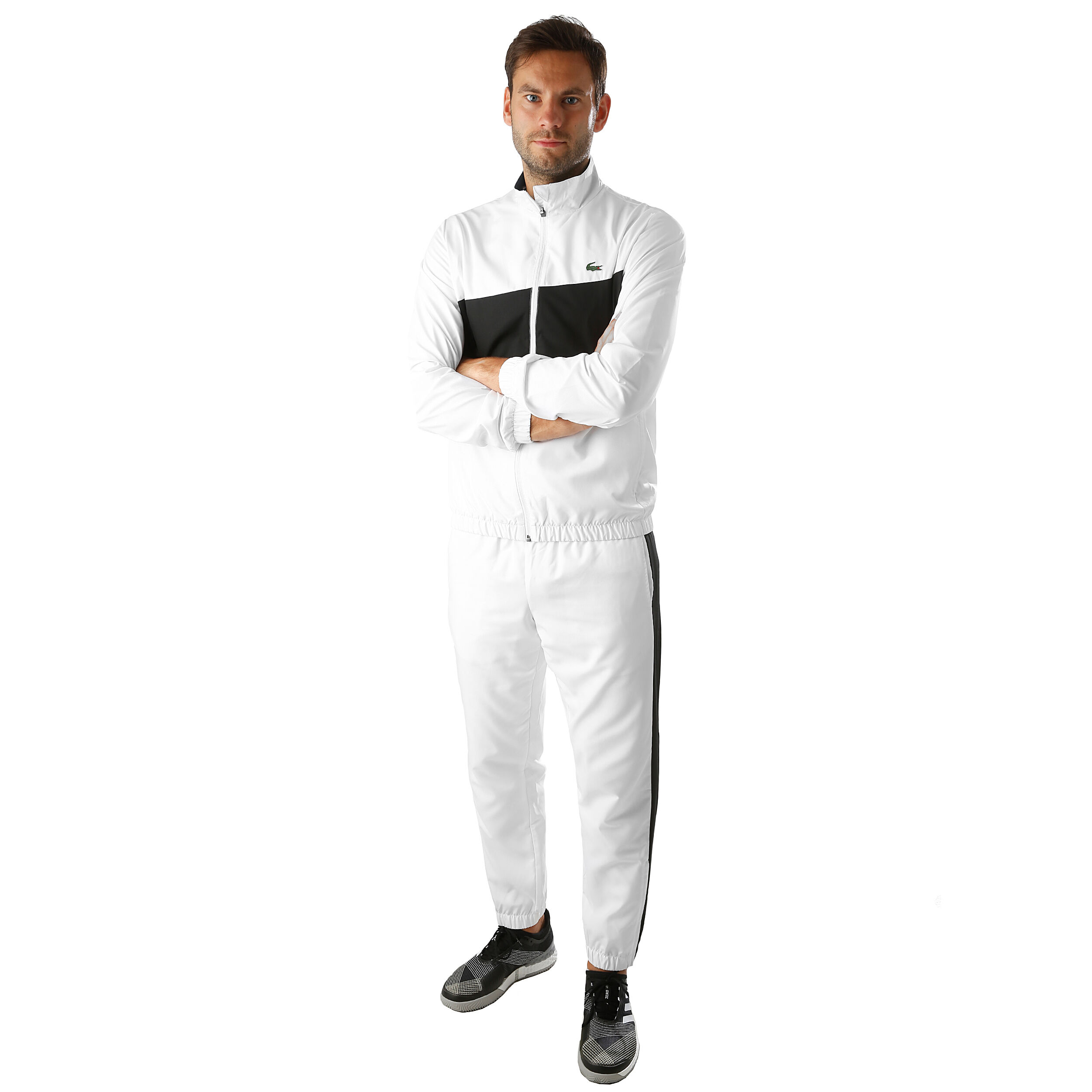 Witte lacoste trainingspak store