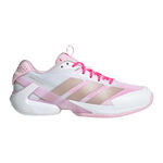 adidas Tennisschoenen adidas Adizero Ubersonic 5 Allcourt Schoen Dames-Wit,Beige