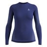 Performance WarmCrew Longsleeve Dames-blauw