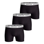 Björn Borg Kleding Björn Borg Cotton Stretch Boxer 3P Boxershort Heren-Zwart,Wit
