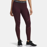 Under Armour Kleding Under Armour ColdGear Textured Tight Dames-wijnrood