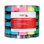 MSV Overgrips MSV Cyber Wet Verpakking 60 Stuks - Veelkleurig
