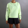 Swell Sweatshirt Dames-Neongeel,Donkerblauw