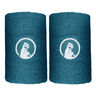 Long Zweetband Verpakking 2 Stuks-Petrolblauw