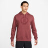 Court Dri-Fit Heritage Sweater met capuchon Heren - wijnrood, 