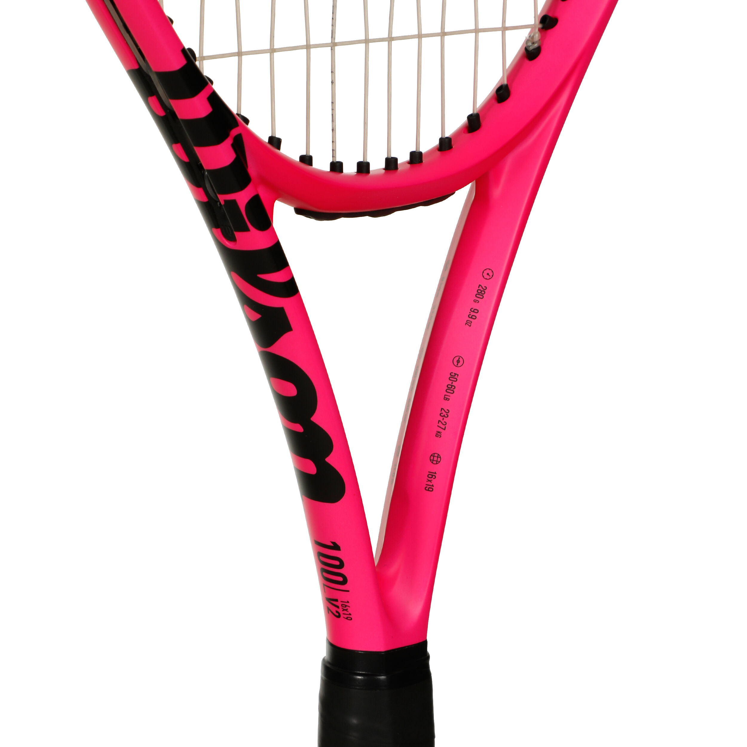 Buy Wilson Clash 100L V2.0 Bright Neon Pink Tourracket online | Tennis  Point BE