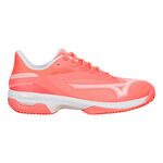 Mizuno Tennisschoenen Mizuno Wave Exceed Court Gravelschoen Dames-Koraal,Wit