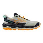 Mizuno Hardloopschoenen Mizuno Wave Mujin 11 Trailschoen Heren-Beige,Zwart
