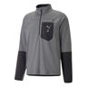 Seasons Raincell Half-Zip Topje Hardlopen Heren-Grijs,Zwart