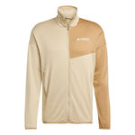 adidas Kleding adidas Terrex XPR Light Fleece Hardloopjas Heren-Crème