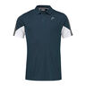 Club Tech 22 Polo Heren - petrolblauw, wit
