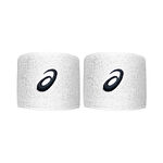ASICS Tenniskleding ASICS Wrist Band Pair Zweetband - Verpakking 2 stuks Unisex-wit