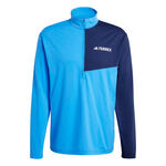 adidas Longsleeve adidas Terrex MT Half-Zip  Hardloopshirt Heren-blauw