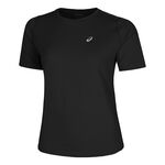 ASICS Kleding ASICS Road Hardloopshirt Dames-Zwart