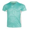 Dri-Fit Court Printed T-shirt Heren - turkoois, wit