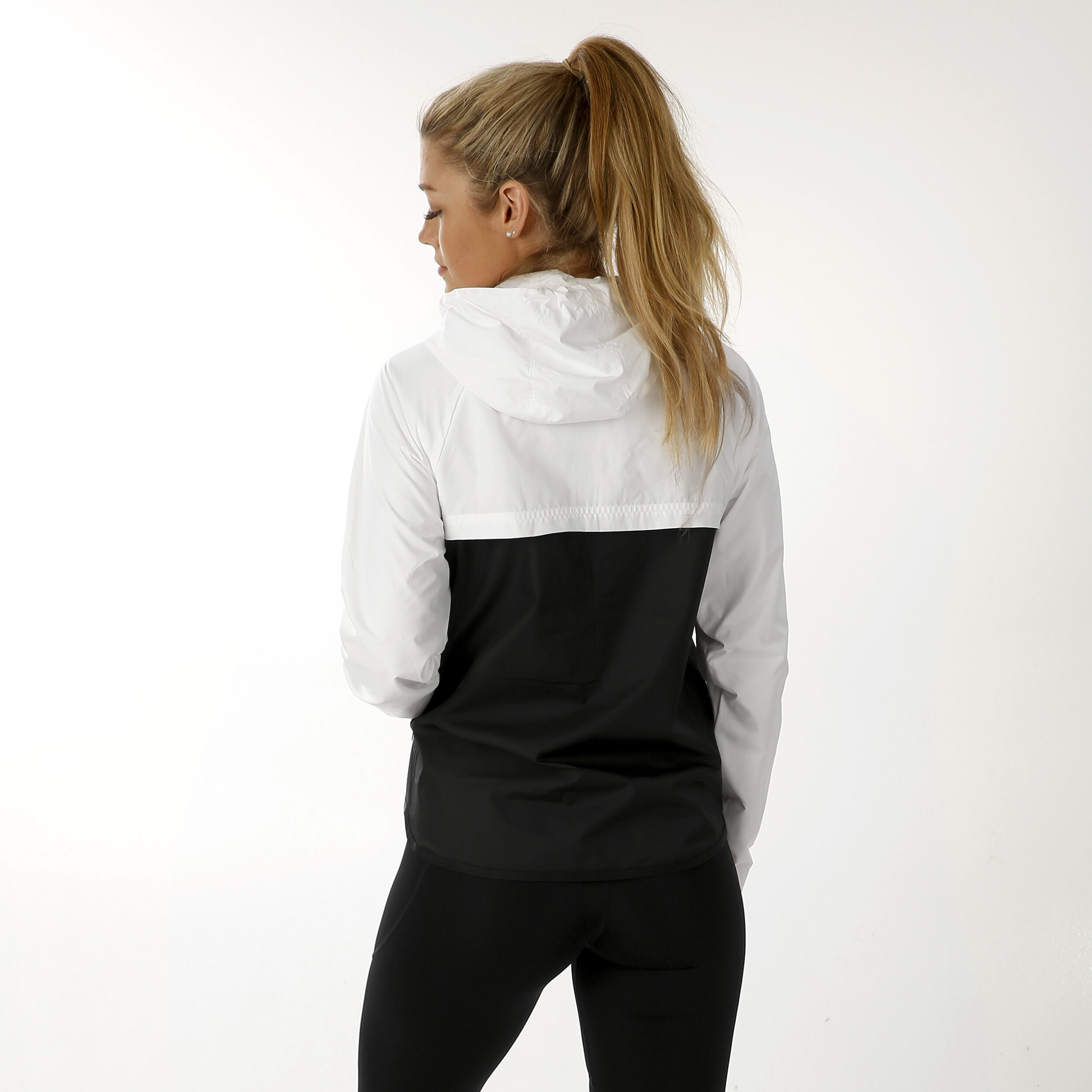 Nike windrunner dames zwart wit top