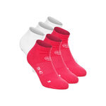 BIDI BADU Kleding BIDI BADU No Party XXL No Show Move Tennissokken-Pink,Wit