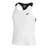 Court Tanktop Dames - wit, donkerblauw