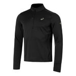 ASICS Kleding ASICS Road Winter 1/2 Zip Hardloopshirt Heren-Zwart