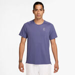 Nike Tenniskleding Nike Court Dri-FIT Advantage T-shirt Heren-mauve