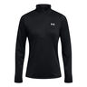 Tech 1/2 Zip Longsleeve Dames-Zwart