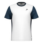 HEAD Kleding HEAD Slice T-shirt Heren-Wit