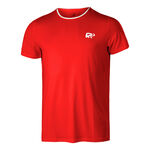 Racket Roots Kleding Racket Roots Teamline T-shirt Heren-Rood