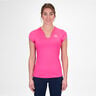 Crew V-Neck T-shirt Dames-Pink