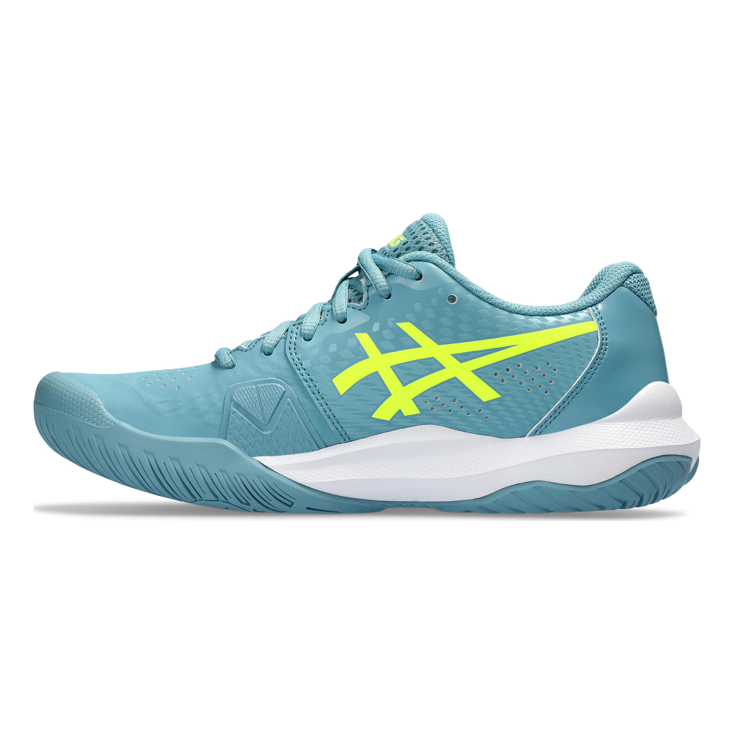 Buy ASICS Gel Challenger 14 Allcourt Schoen Dames Petrolblauw Wit online Tennis Point BE