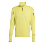 adidas Kleding adidas Adi365 Warm Half-Zip Hardloopshirt Heren-Geel