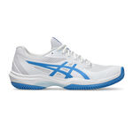 ASICS Tennisschoenen ASICS Game FF Gravelschoen Dames-Wit,Blauw