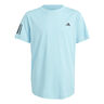 Club 3 Stripes T-shirt Jongens - turkoois, 
