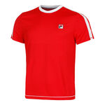 Fila Kleding Fila Elias T-shirt Heren-Rood,Wit