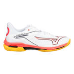 Mizuno Tennisschoenen Mizuno Wave Exceed Tour 6 Gravelschoen Heren-Wit,Koraal