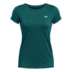 Under Armour Kleding Under Armour Heatgear T-shirt Dames - petrolblauw, 