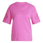 adidas Kleding adidas Future Icon 3Stripes T-shirt Dames-Pink