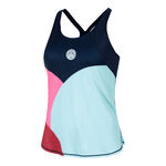 BIDI BADU Kleding BIDI BADU Bubble Tanktop Dames-Donkerblauw,Turkoois