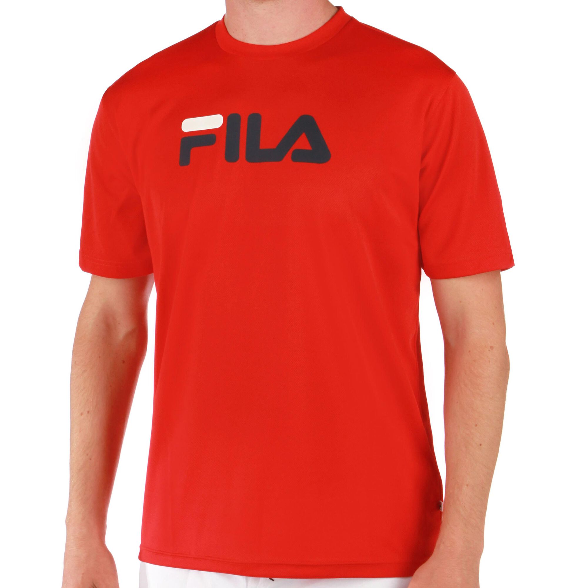 Meesterschap Excentriek Notebook Fila Logo T-shirt Heren - Rood, Zwart online kopen | Tennis-Point