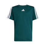 adidas Kleding adidas Essentials 3Stripes T-shirt Jongens - donkergroen, wit