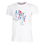 BIDI BADU Kleding BIDI BADU Shinae Lifestyle T-shirt Dames-Blauw,Rood