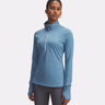 Launch Pro Half-Zip Longsleeve Dames-Blauw