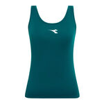 Diadora Tenniskleding Diadora Court Tanktop Dames-donkergroen