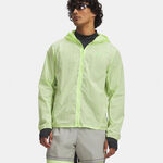 Under Armour Hardloopjas Under Armour Explor Trail Run WindShell Hardloopjas Heren-lichtgroen, neongroen