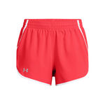 Under Armour Kleding Under Armour Fly By 3in Hardloopshorts Dames-Rood,Wit