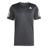 Club 3Stripes T-shirt Heren-zwart
